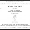 Billes Maria Zita 1917-2013 Todesanzeige